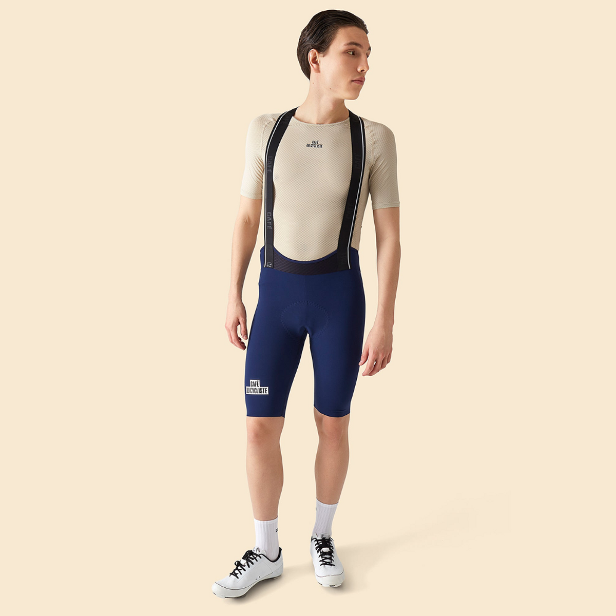 카페 드 사이클리스트(CAFE DU CYCLISTE) 빅투아르 레이스 빕숏 네이비 남성