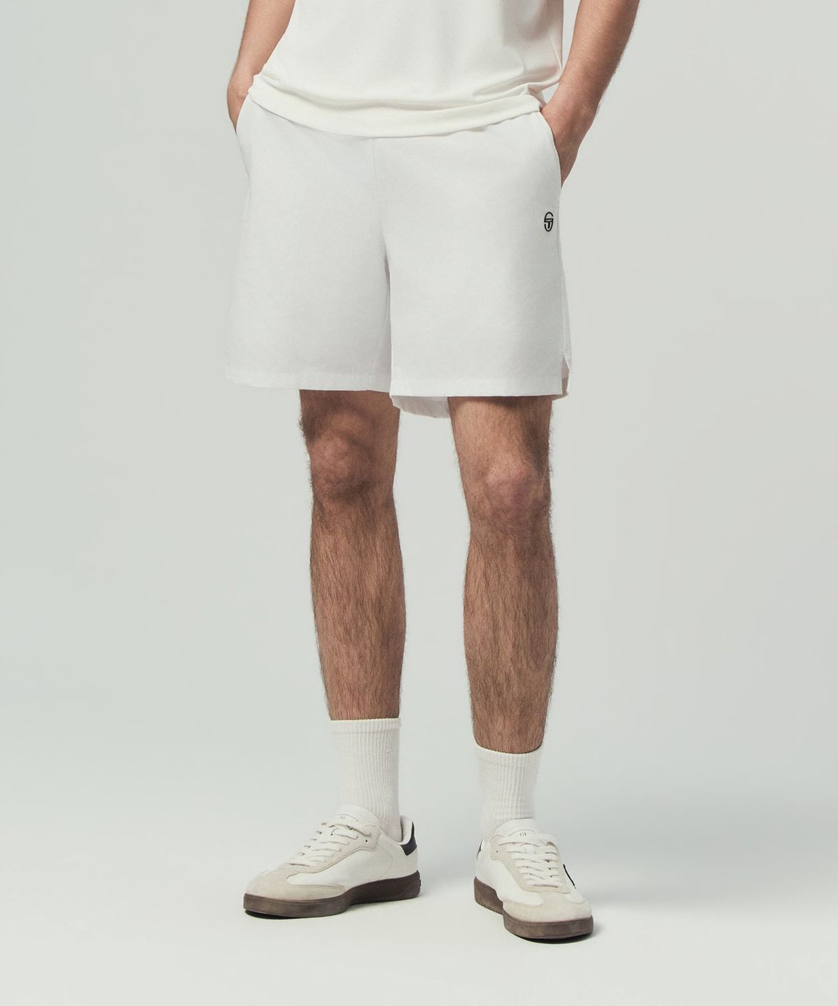세르지오 타키니(SERGIO TACCHINI) M 에센셜 7인치 쇼츠 (White)