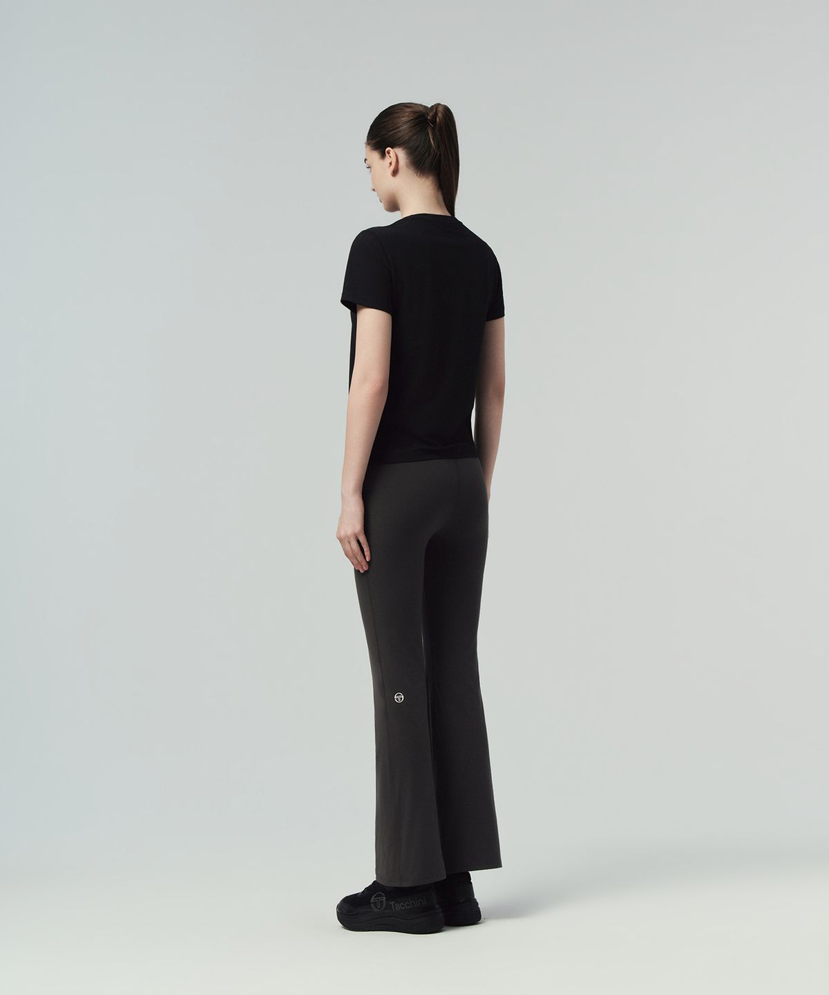 세르지오 타키니(SERGIO TACCHINI) W 레이프레쉬 피케 반팔 티셔츠 (Black)