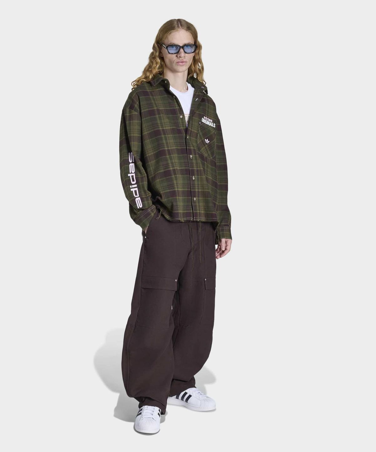 아디다스(ADIDAS) 캔버스 카고 워크팬츠 - 아우라커피 / KG6442