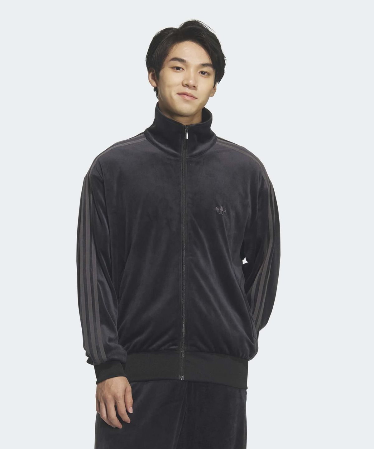 아디다스(ADIDAS) 파이어버드 벨루어 트랙탑 - 블랙 / KQ5474