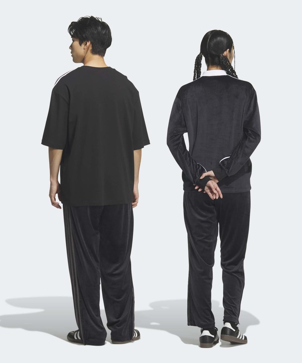 아디다스(ADIDAS) 파이어버드  벨루어 트랙 팬츠 - 블랙 / KQ5481