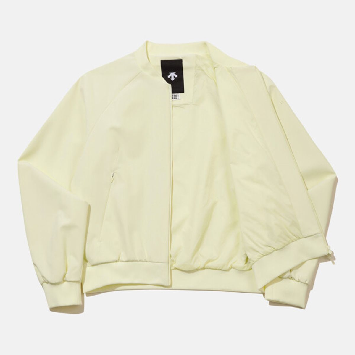 데상트(DESCENTE) 우먼스 듀얼리스 2LAYER 봄버 쉘 자켓 레몬 SR122DJK14