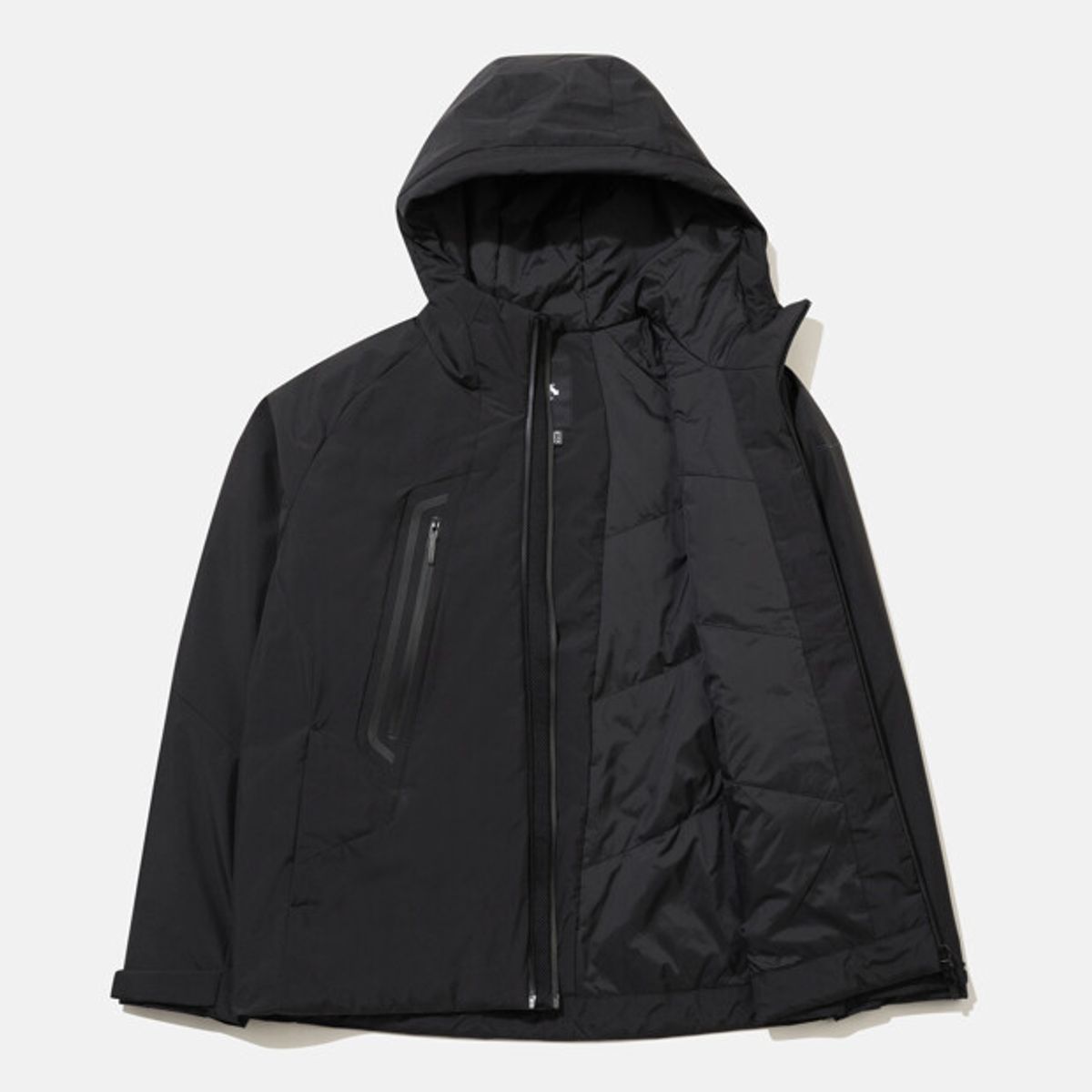 데상트(DESCENTE) 듀얼리스 신슐레이트 패딩 자켓 블랙 SR121DPD11