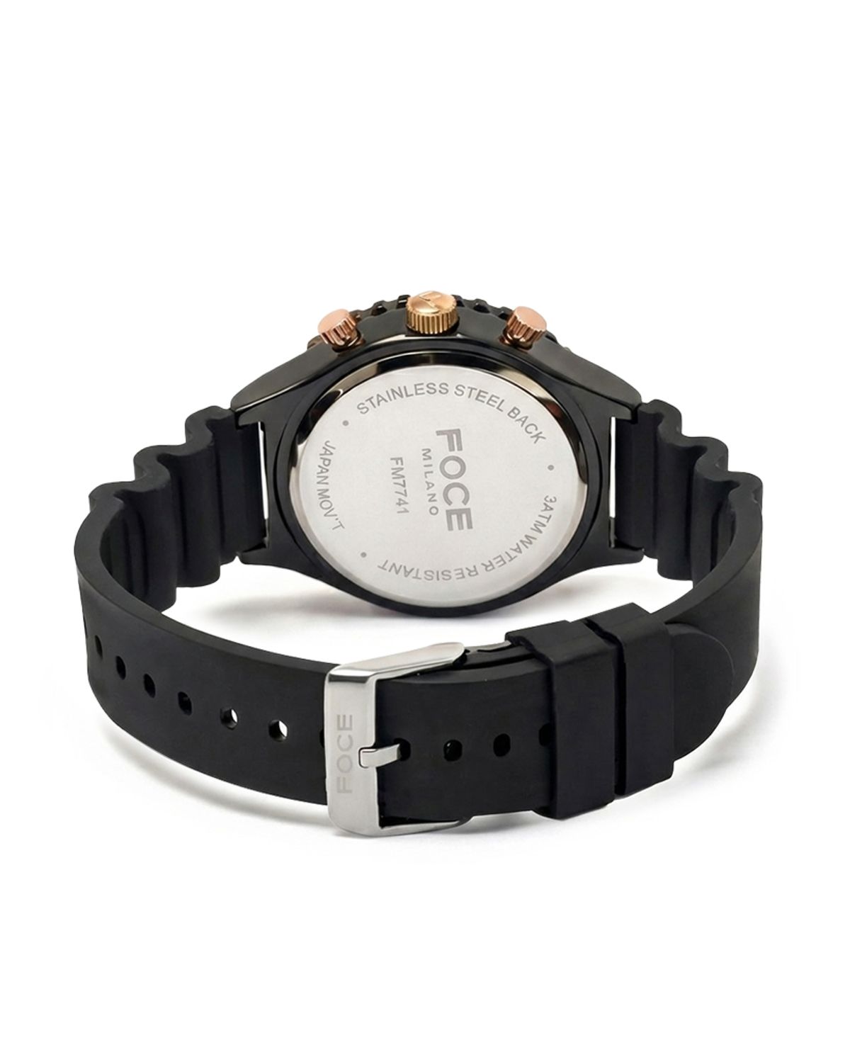 포체(FOCE) 44mm 카모플라주 남성  우레탄시계 FM7741U-BK