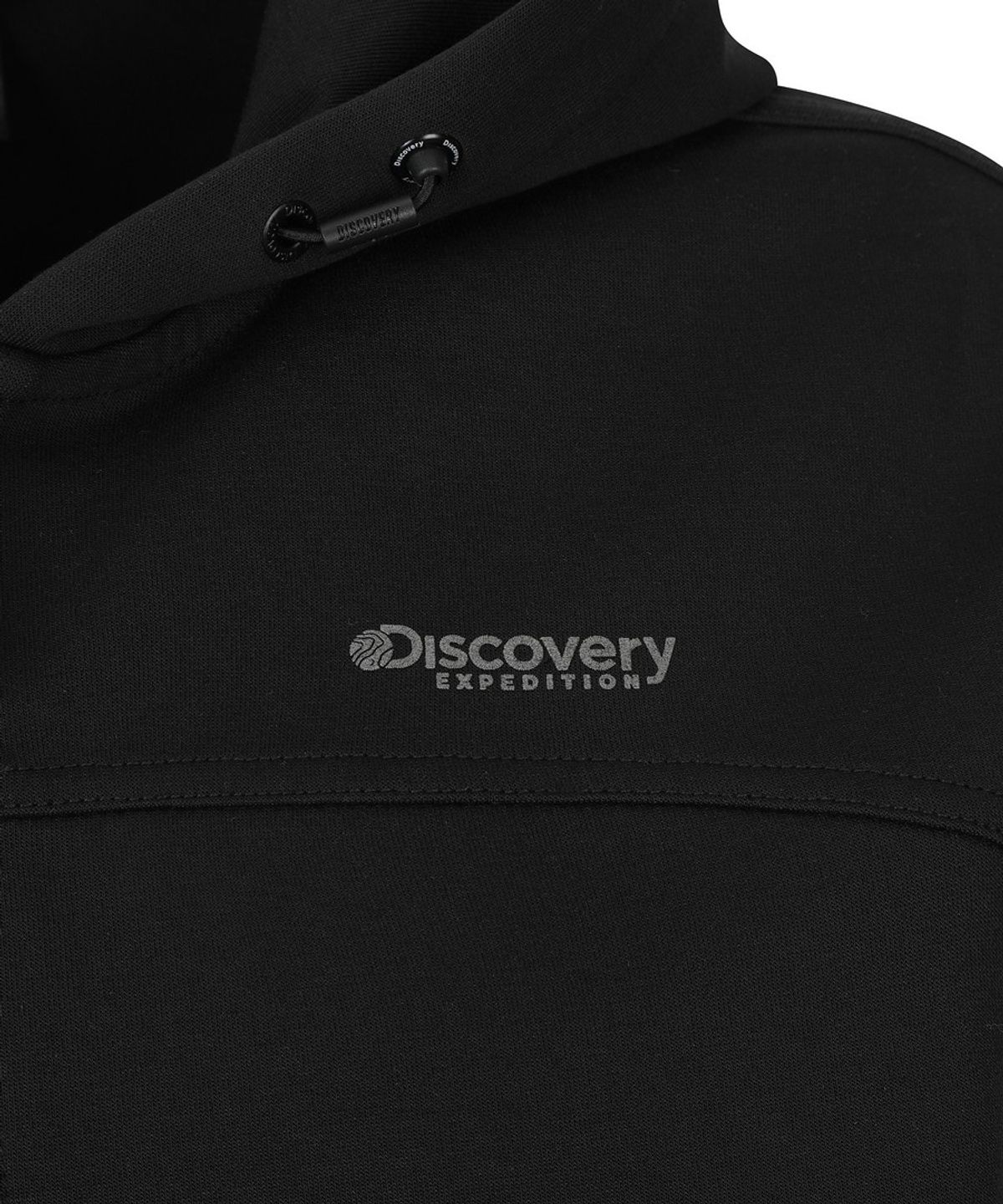 디스커버리 익스페디션(DISCOVERY EXPEDITION) 여성 테크 니트 트레이닝 후드 자켓 (BLACK)