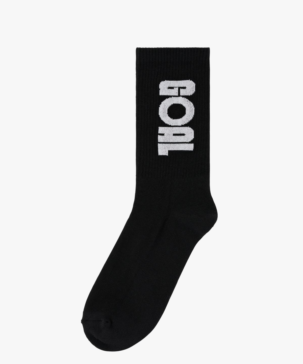 골스튜디오(GOALSTUDIO) ESSENTIAL LIGHT CREW SOCKS-BLACK