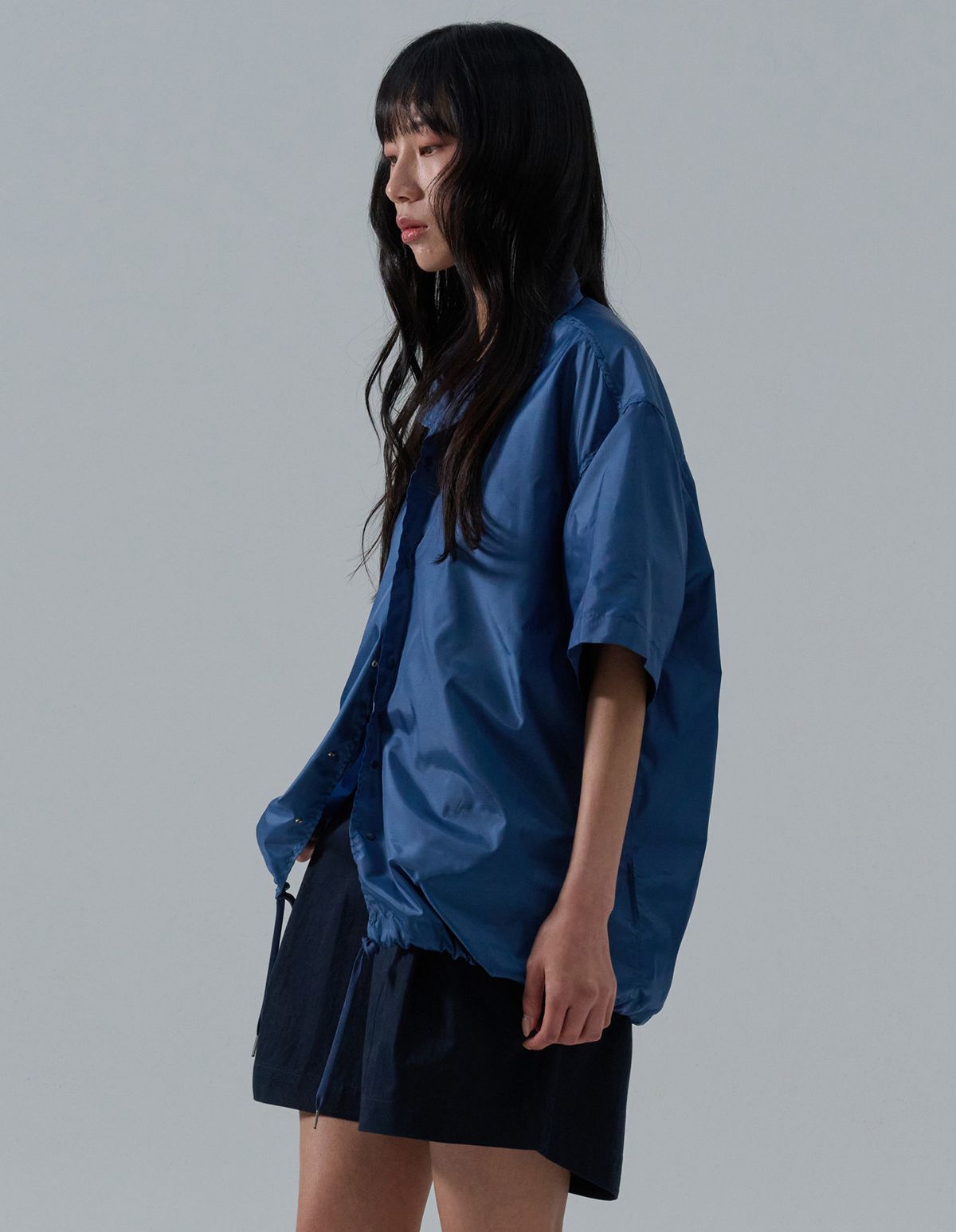 네일비(NEILBE) 립스탑 커버드 셔츠자켓  [pure indigo]