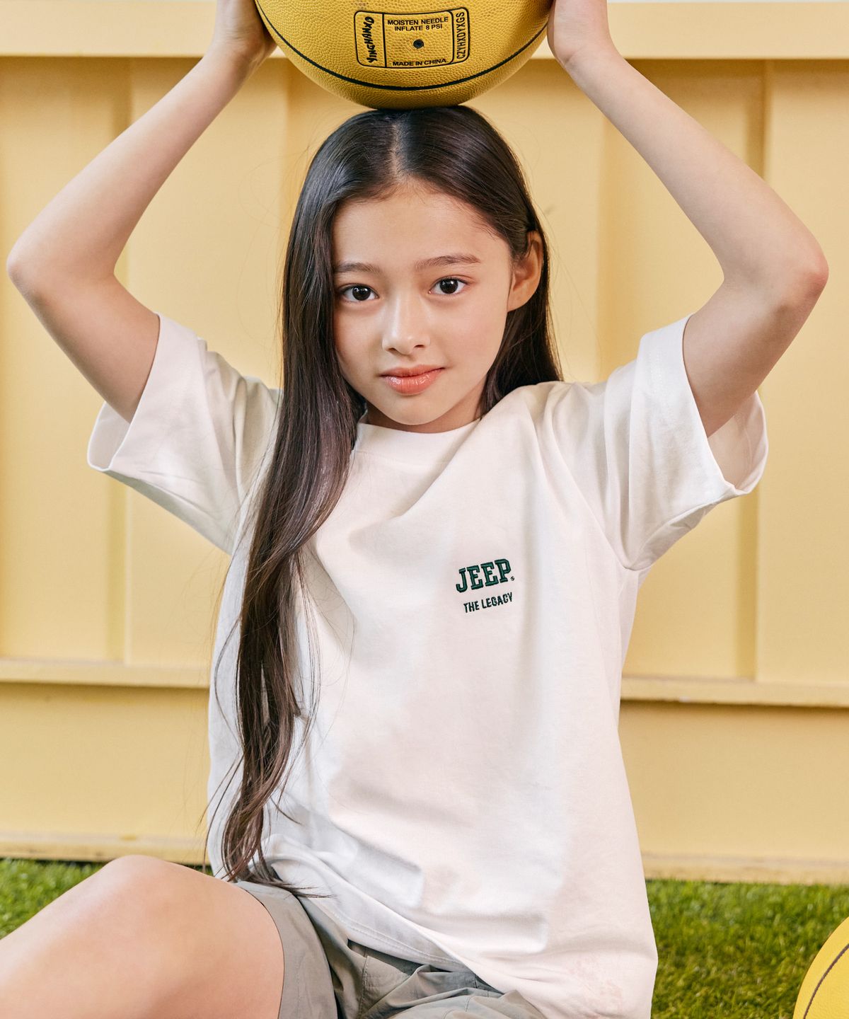지프키즈(JEEPKIDS) 지프로고 레거시 반팔티-4COLOR