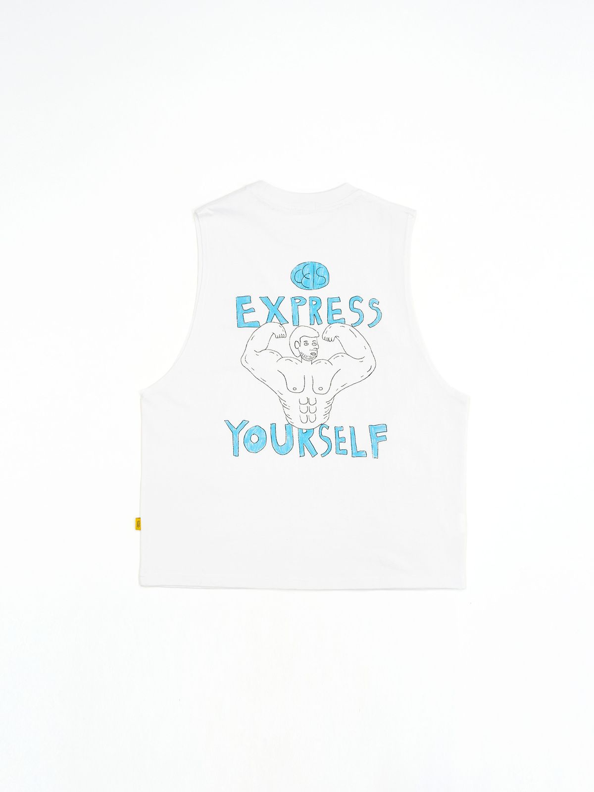 씨씨씨에스(CCCS) WHITE GYM BOY SLEEVELESS