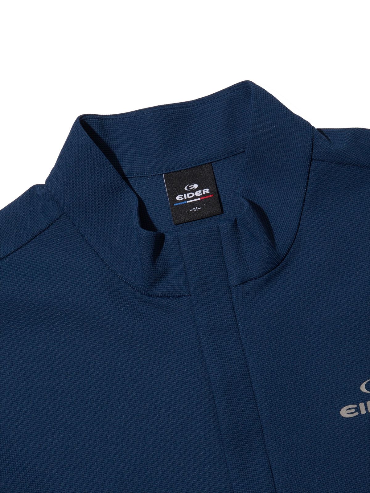 아이더(EIDER) POP 에센셜 남성 긴팔 짚업 티셔츠_Navy