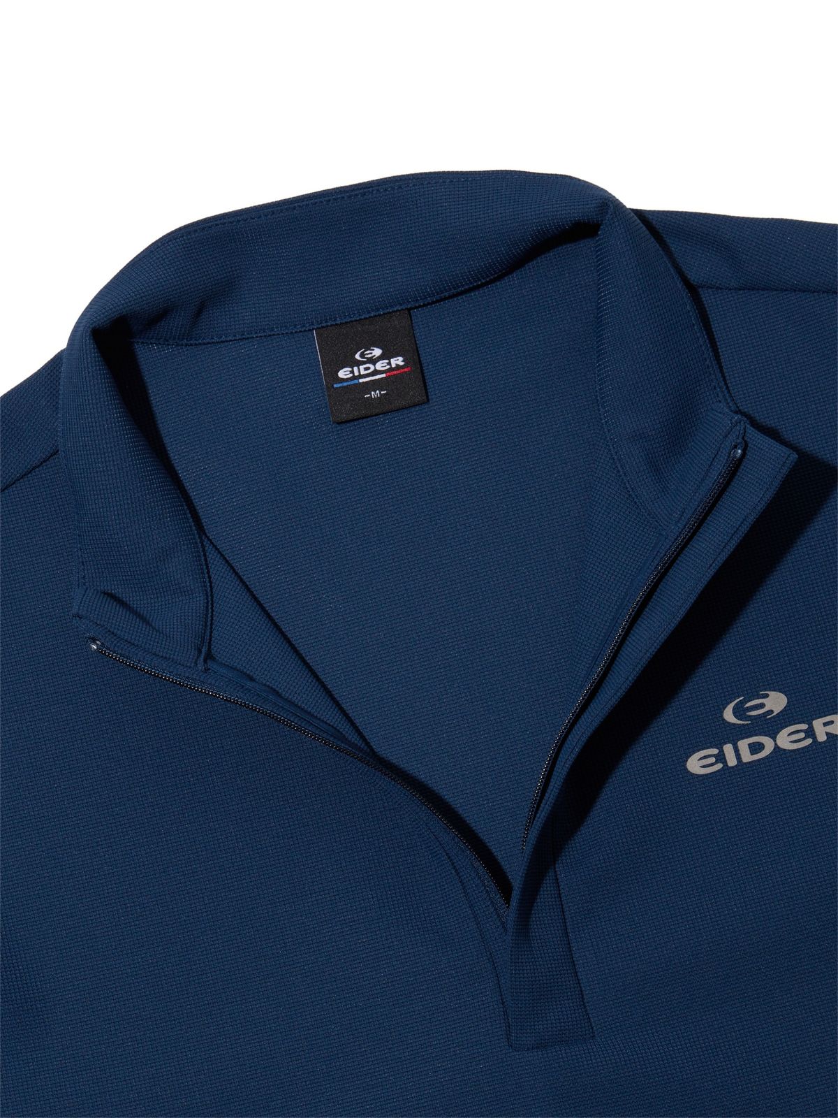 아이더(EIDER) POP 에센셜 남성 긴팔 짚업 티셔츠_Navy