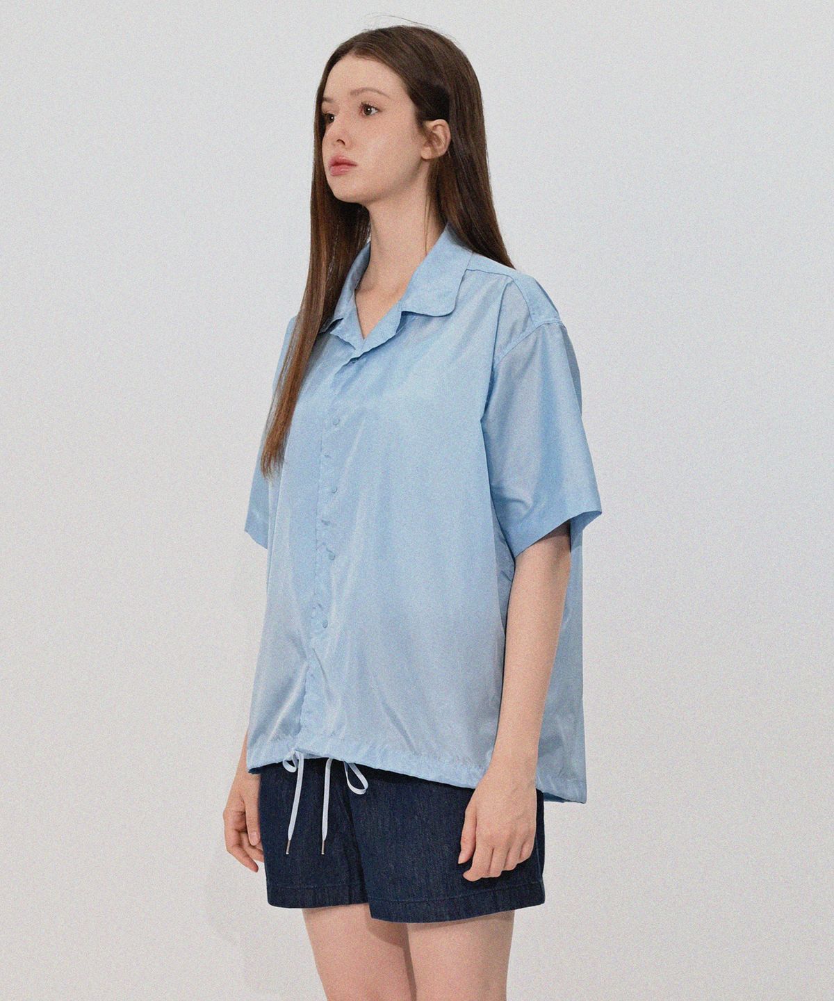 네일비(NEILBE) 립스탑 커버드 셔츠자켓 [s,blue]
