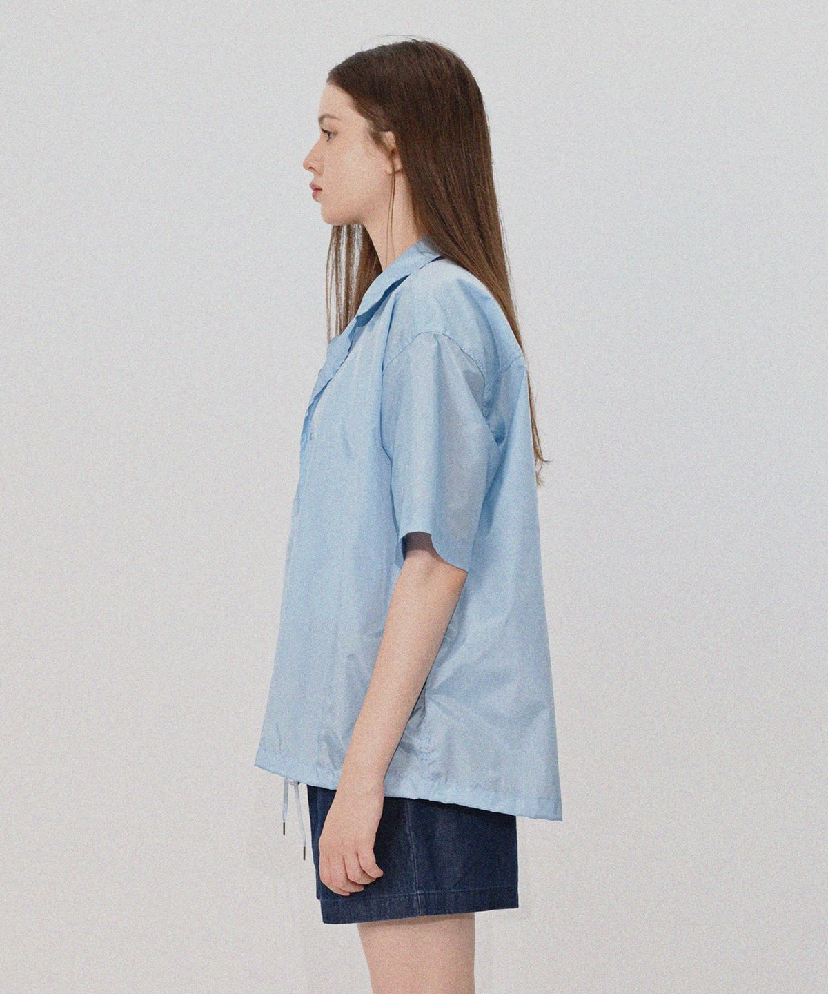 네일비(NEILBE) 립스탑 커버드 셔츠자켓 [s,blue]