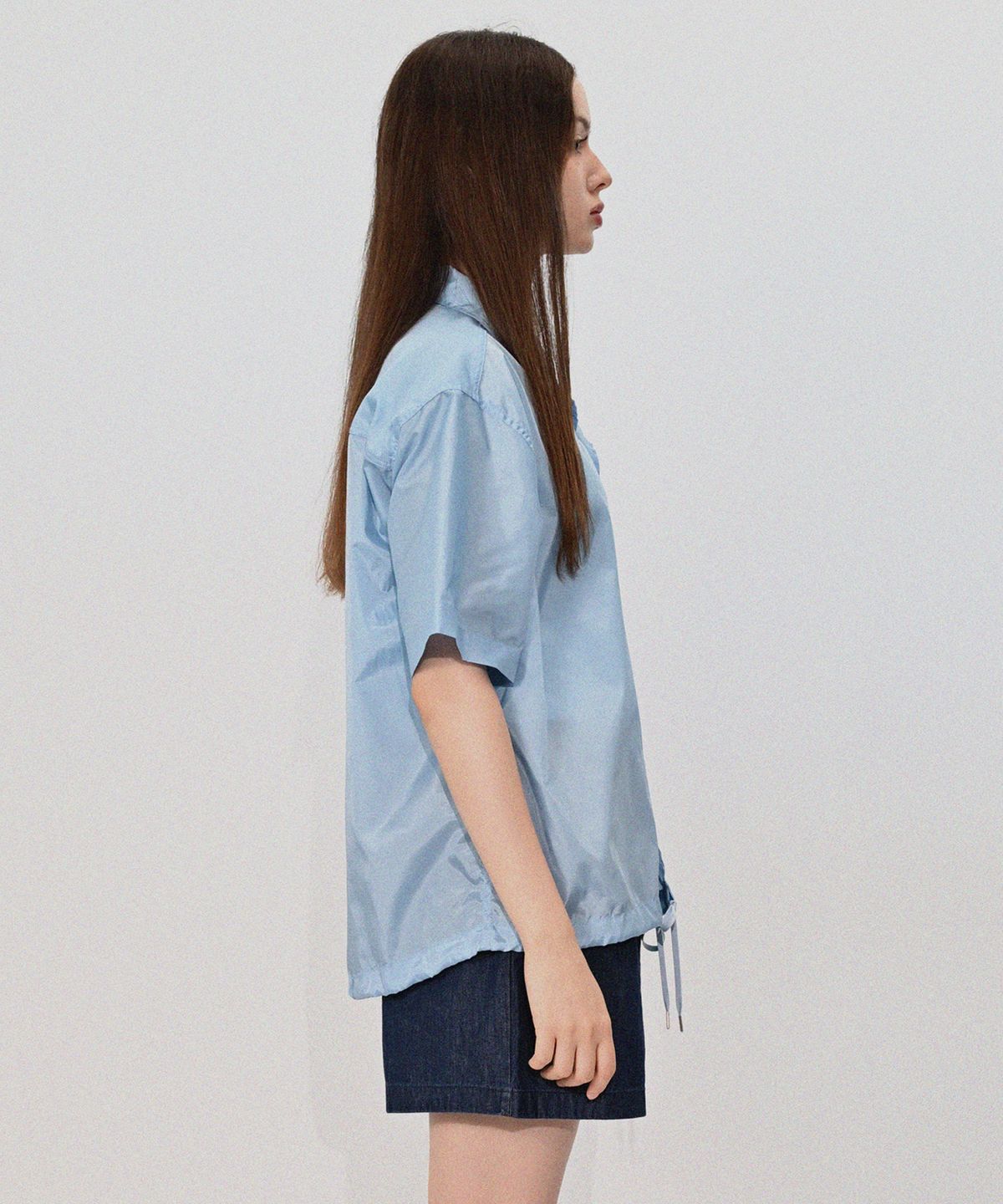 네일비(NEILBE) 립스탑 커버드 셔츠자켓 [s,blue]