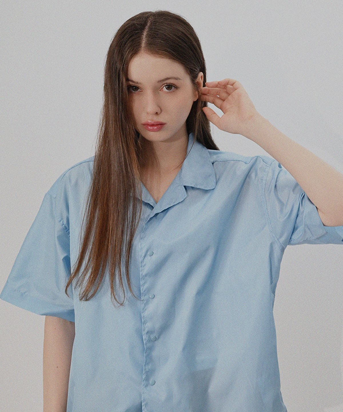 네일비(NEILBE) 립스탑 커버드 셔츠자켓 [s,blue]