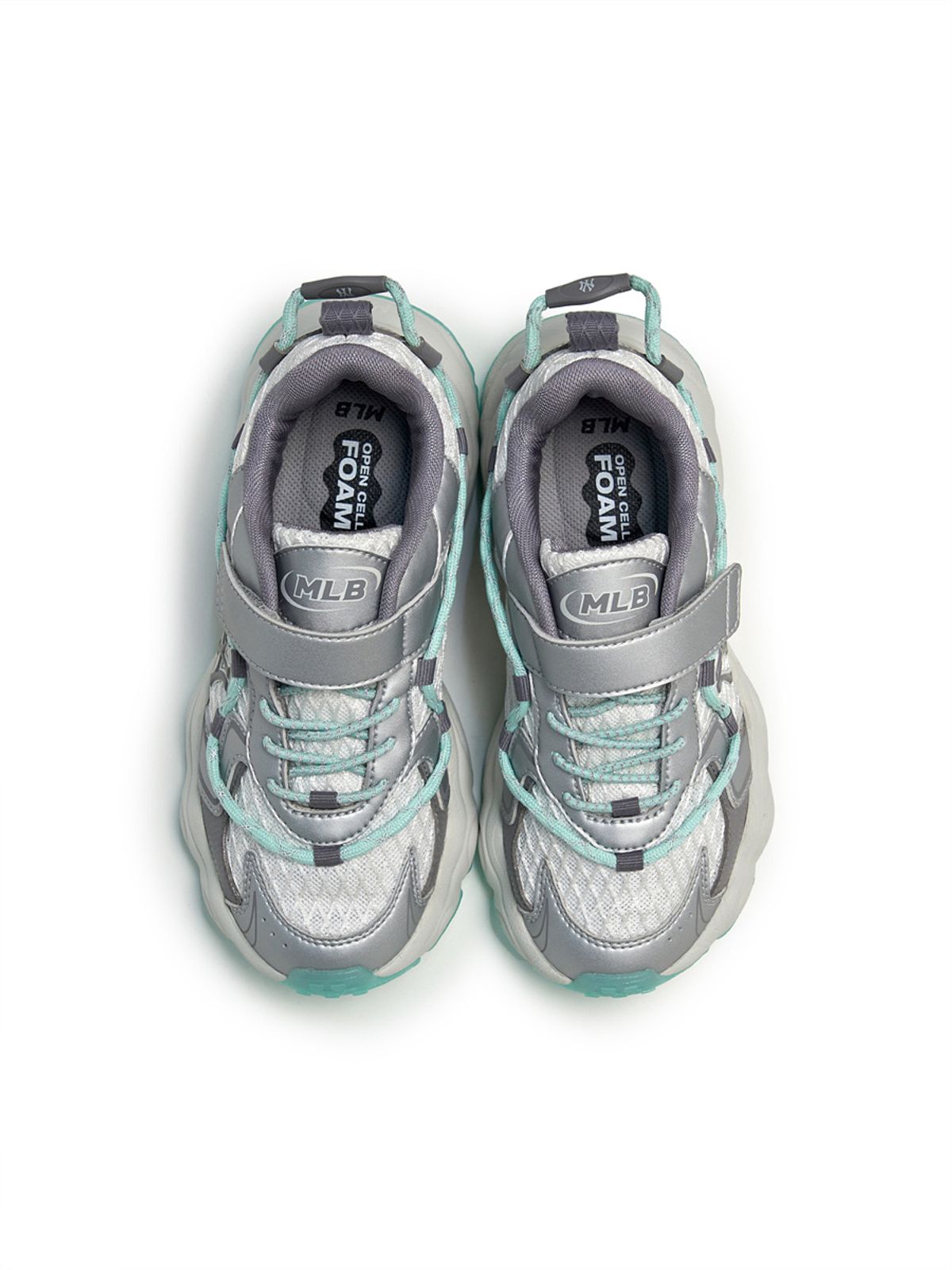 엠엘비 키즈(MLB KIDS) 카고 청키 레이스 주니어 NY (Silver)