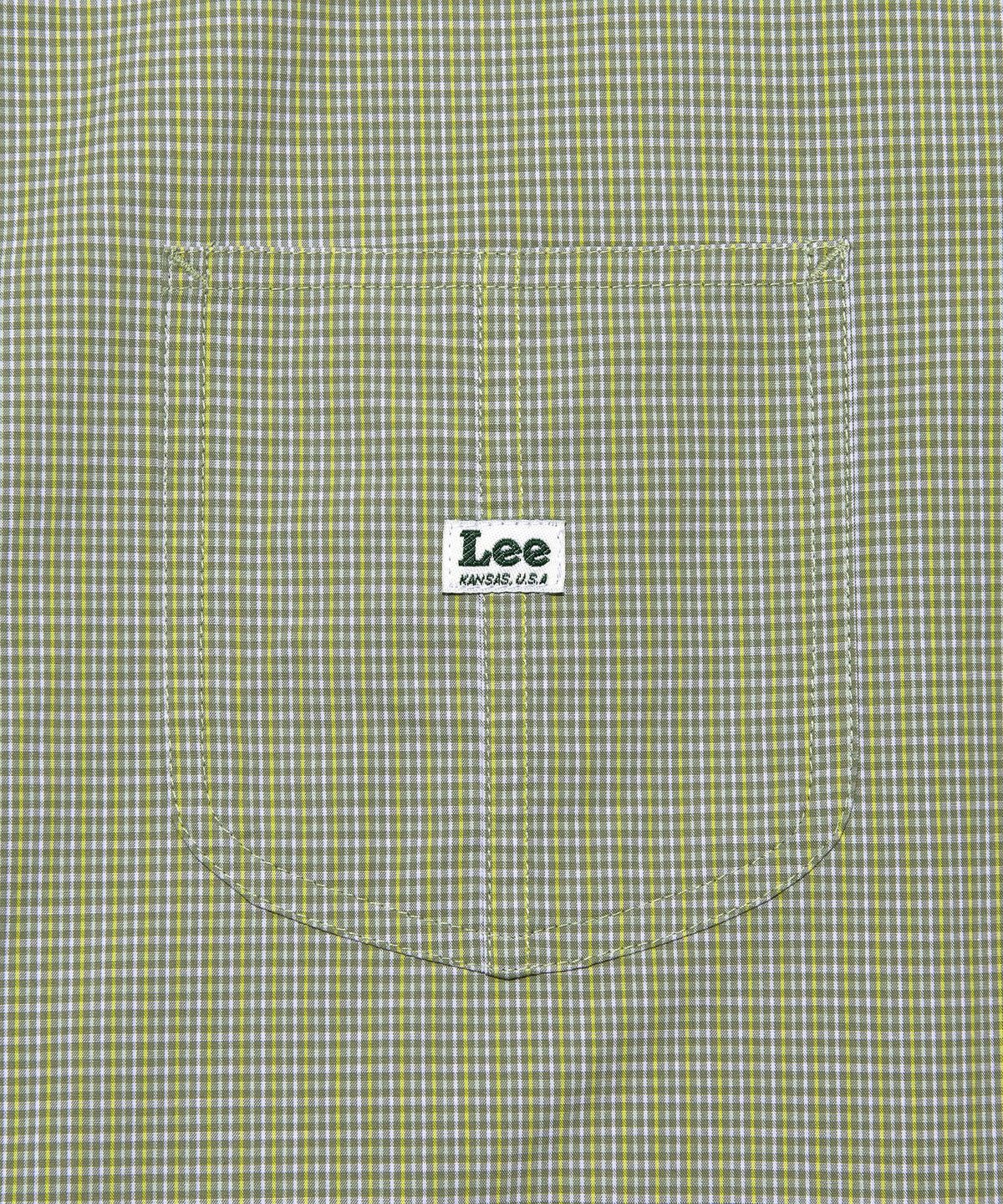 리(LEE) 로코 포켓 체크 셔츠 그린