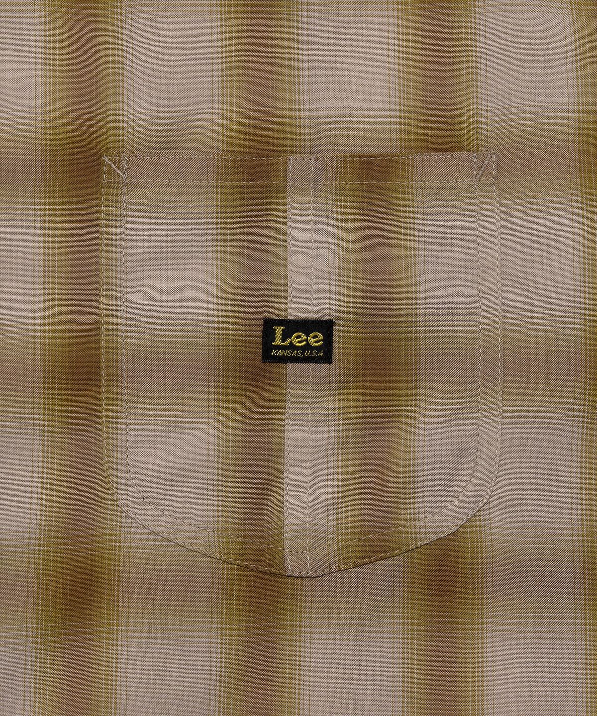 리(LEE) 로코 포켓 옴브레 셔츠 브라운