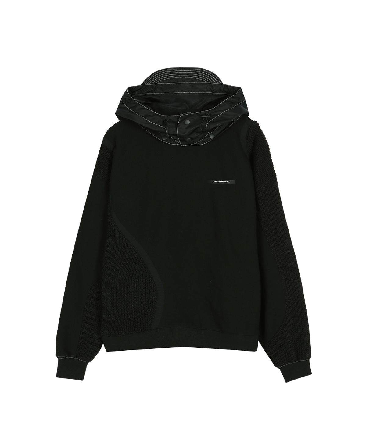앤더슨벨(ADSB ANDERSSON BELL) DETACHABLE BALACLAVA SWEATSHIRT atb1424m(BLACK)