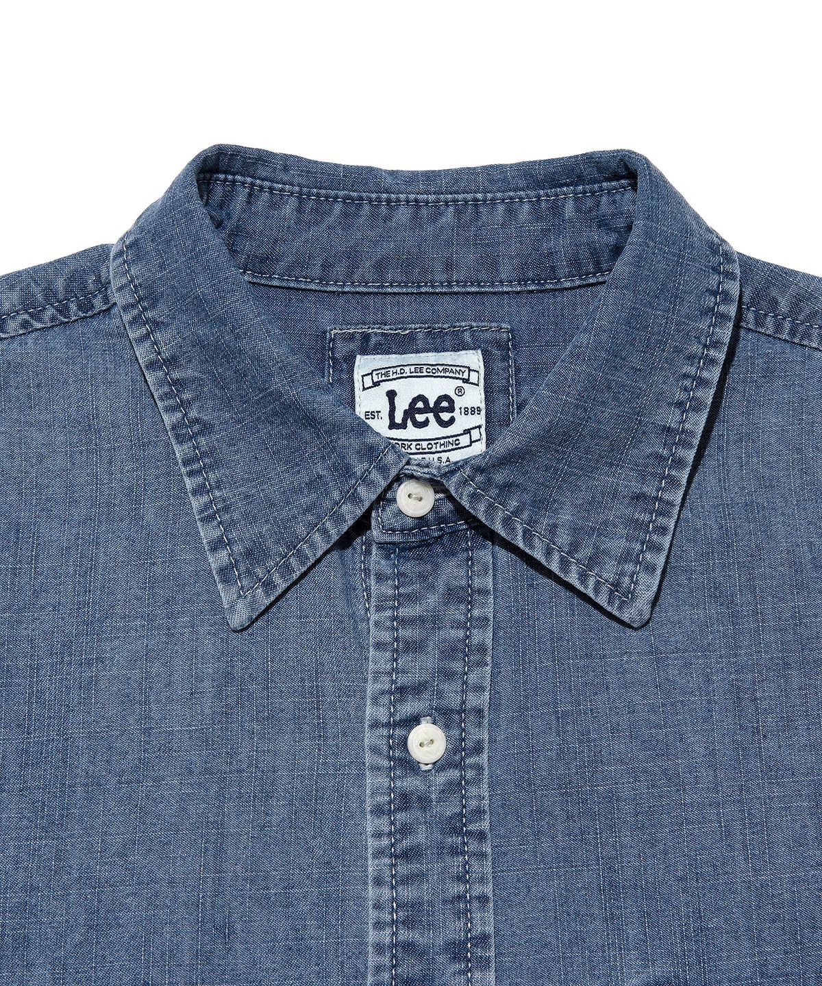 리(LEE) 로코 포켓 데님 셔츠 인디고 미듐