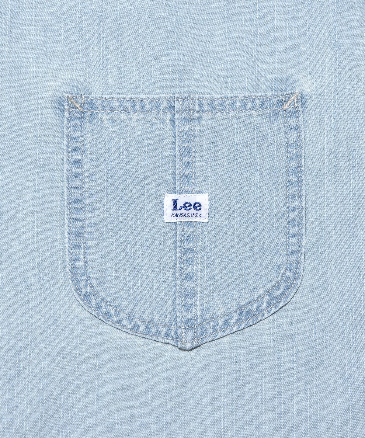리(LEE) 로코 포켓 데님 셔츠 인디고 라이트