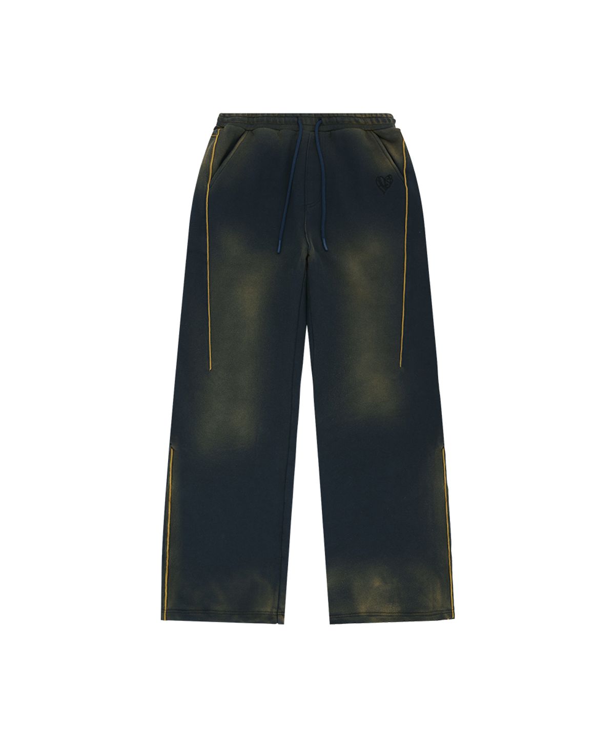 앤더슨벨(ADSB ANDERSSON BELL) UNISEX PIPING LINE DYED SWEAT PANTS apa875u(NAVY)