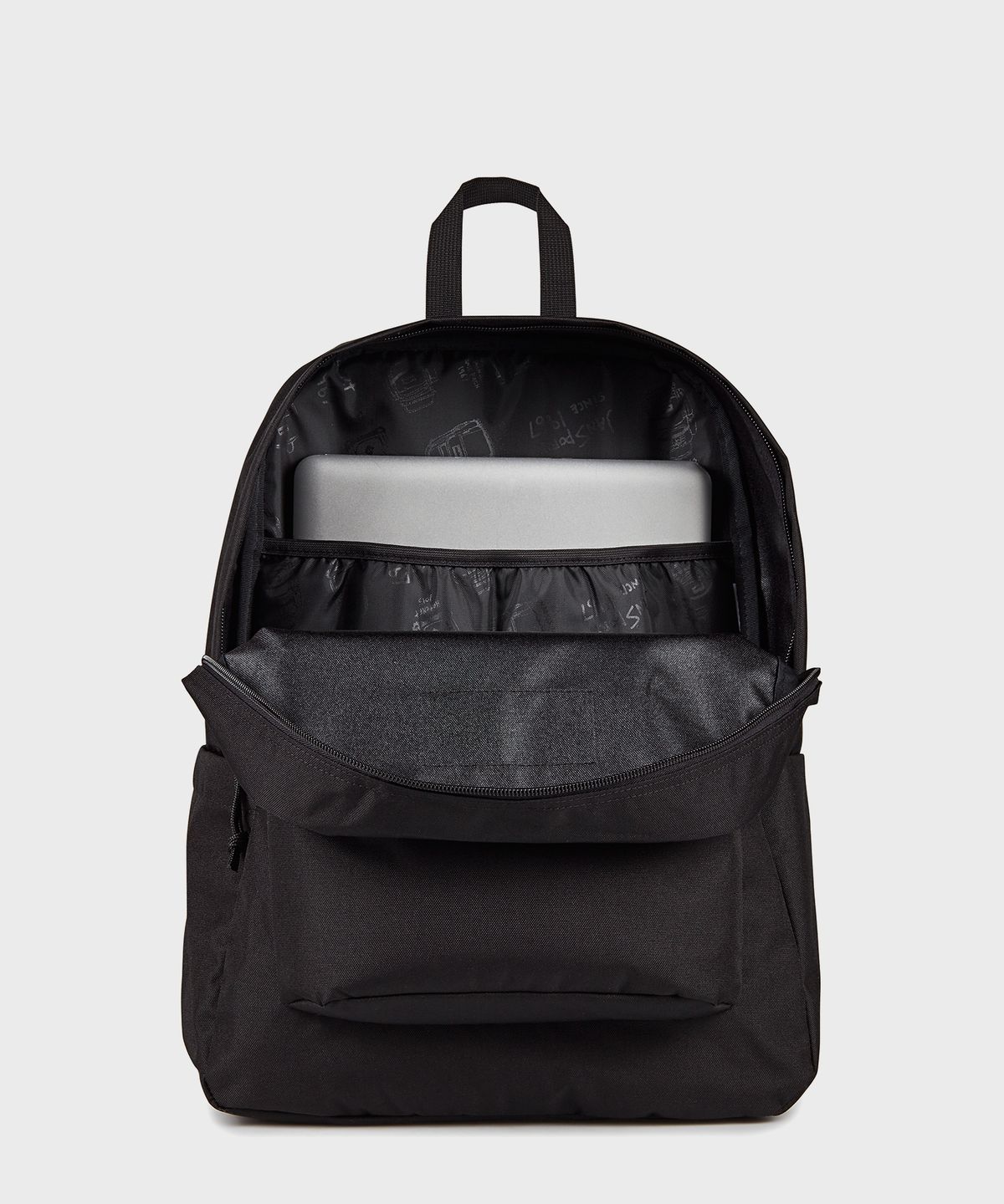 잔스포츠(JANSPORT) 슈퍼브레이크 플러스 랩탑 MONOCHROME BLACK
