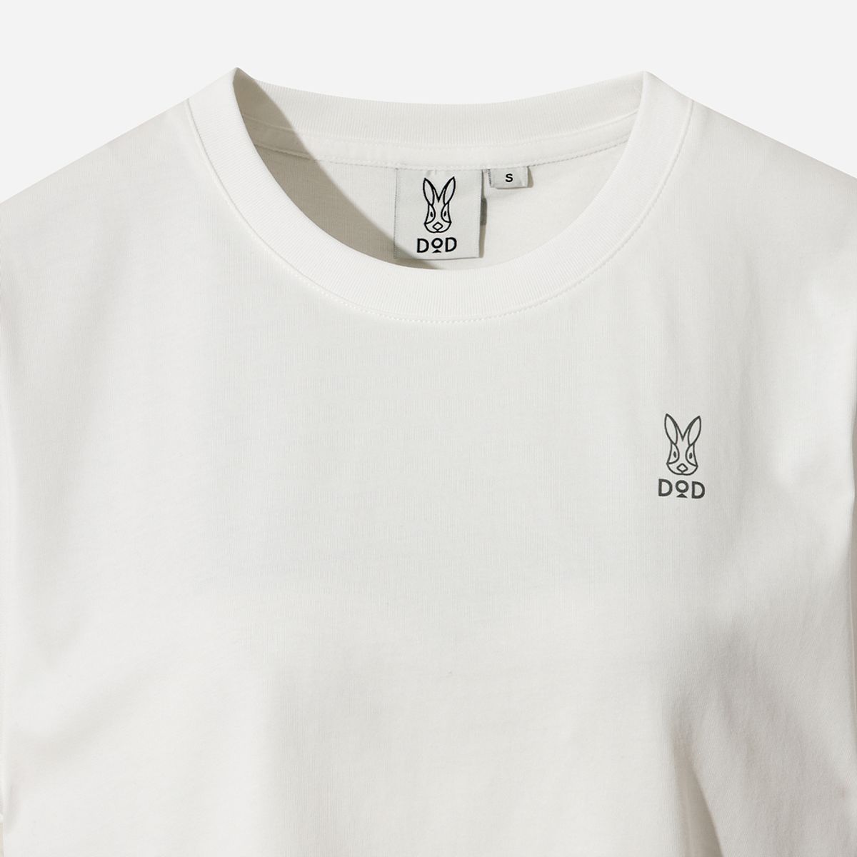 디오디(DOD) 여성) 에센셜 반팔 티셔츠(OFF WHITE 2)