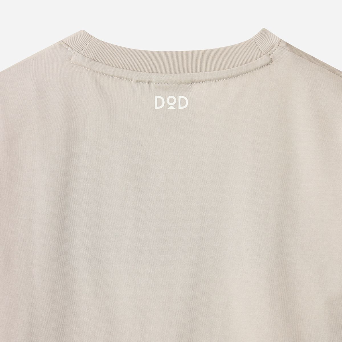 디오디(DOD) 여성) 에센셜 반팔 티셔츠(BEIGE)