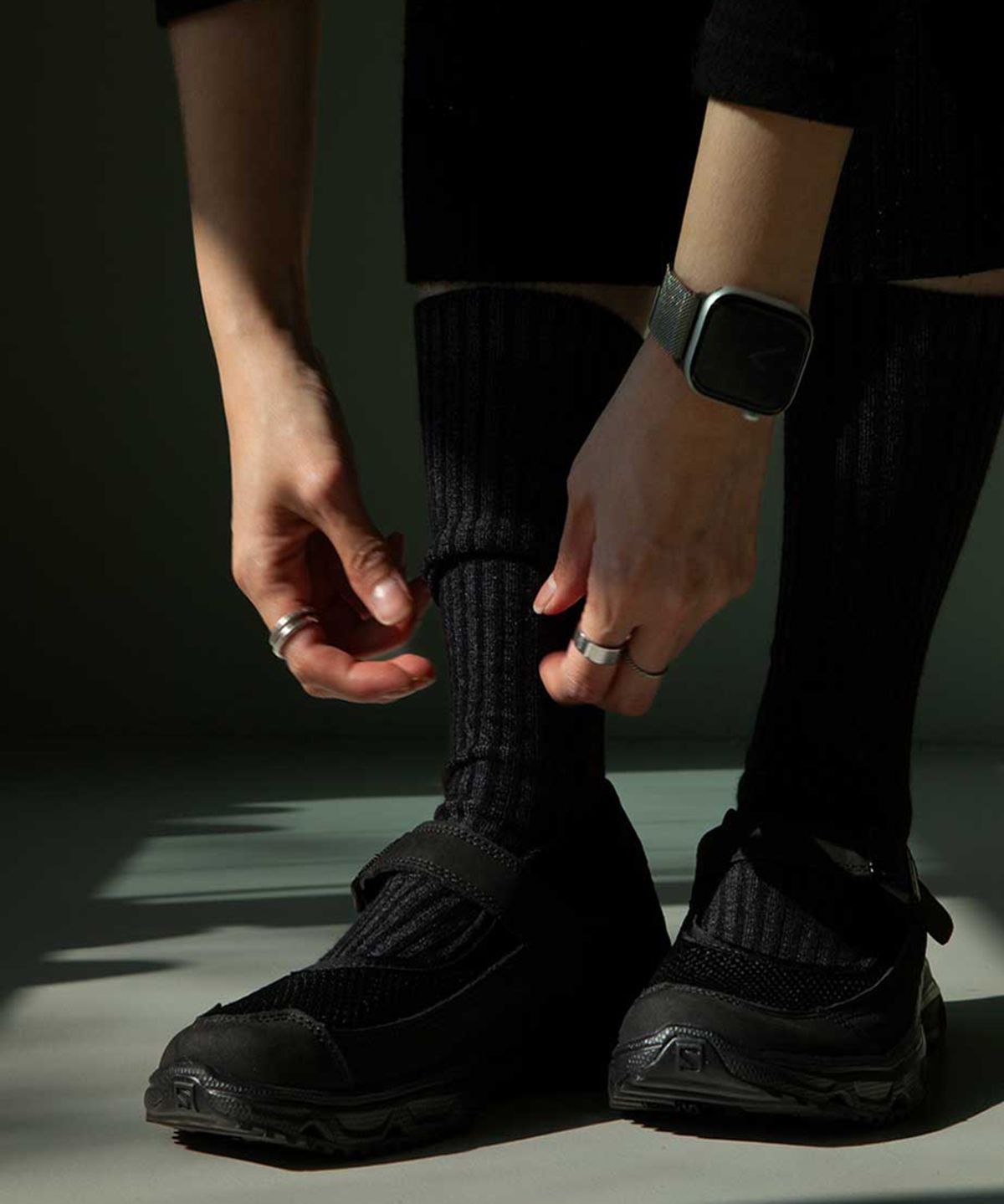 보타(VOTTA) W Mélange 0103 - Black/Gray