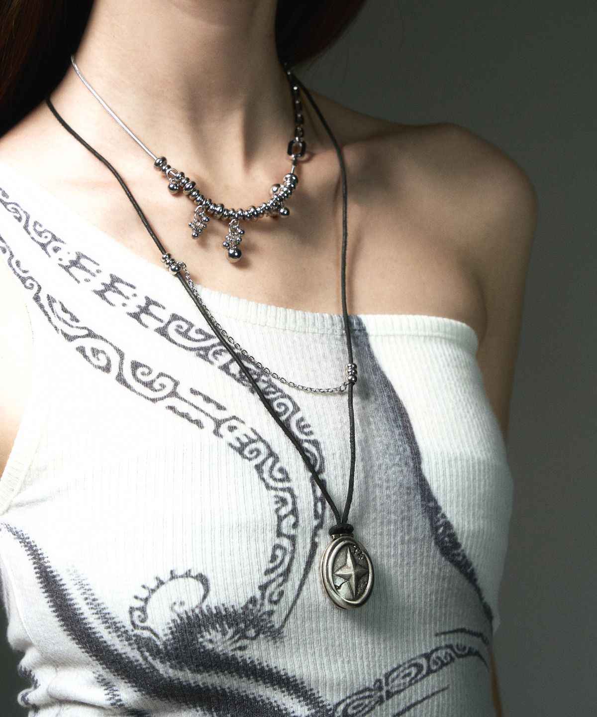 센티멍(SENTIMENTS) NO.659 [BLACK] NECKLACE