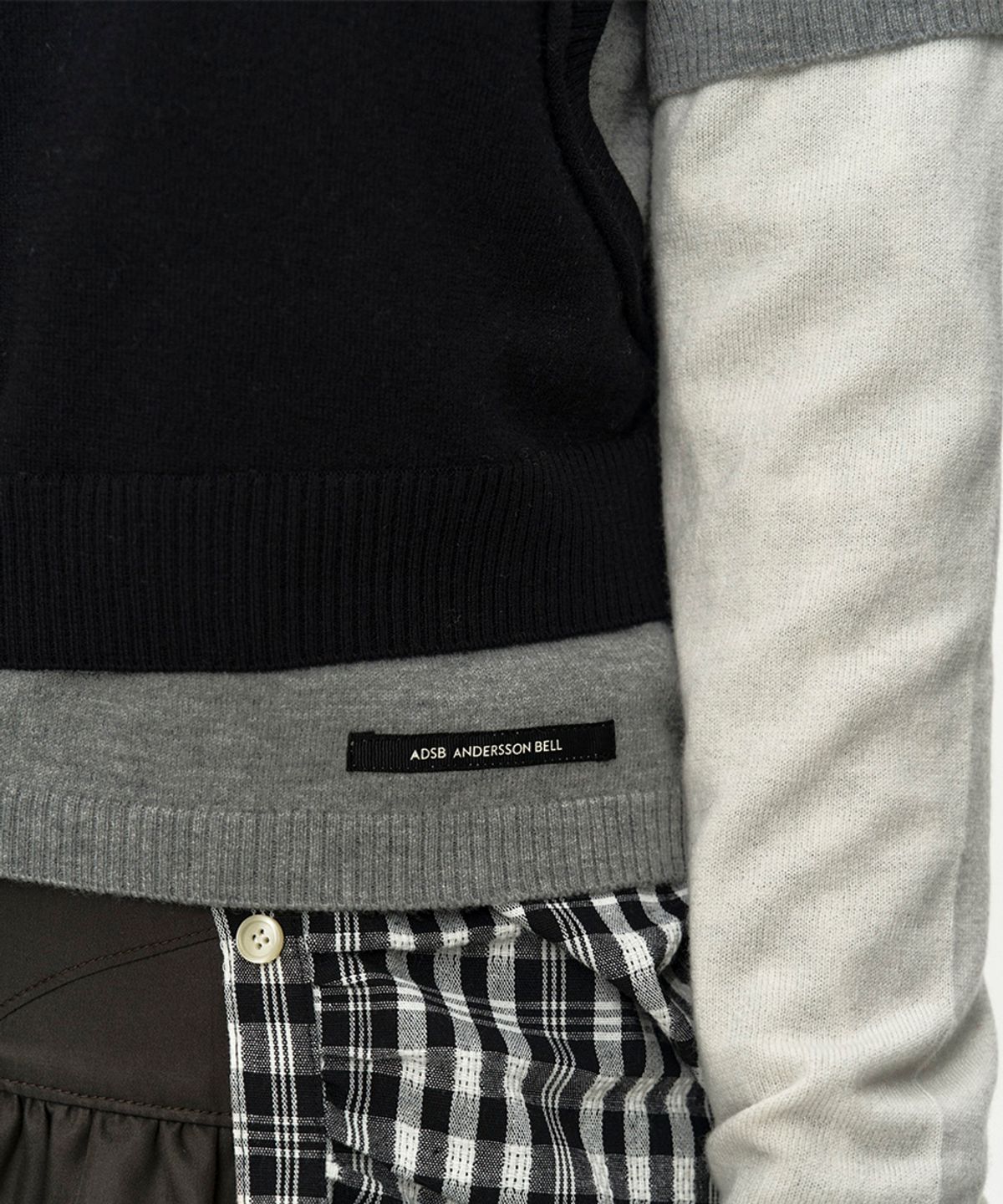 앤더슨벨(ADSB ANDERSSON BELL) TRES OVER LAYERED SWEATER atb1474w(BLACK)