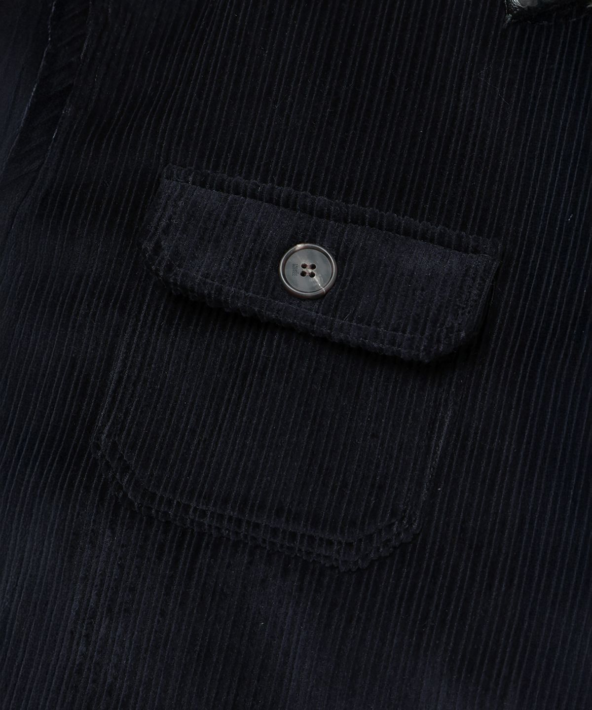 뮤제(MUSEE) LA FETE Oversized coturoy work jacket_Velvet Navy
