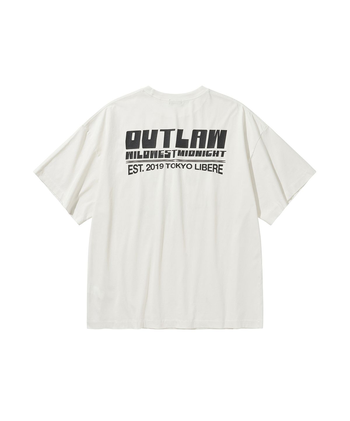 리베레(LIBERE) MIDNIGHT BISON T-SHIRTS / WHITE