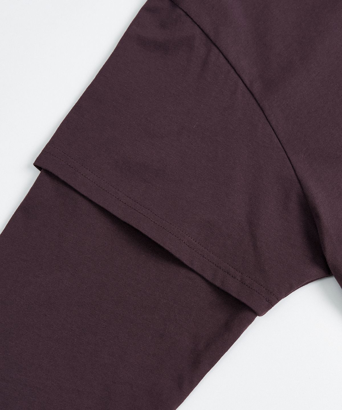 엑스컨테이너(EXCONTAINER) 유넥 레이어드 롱 슬리브 (BURGUNDY)