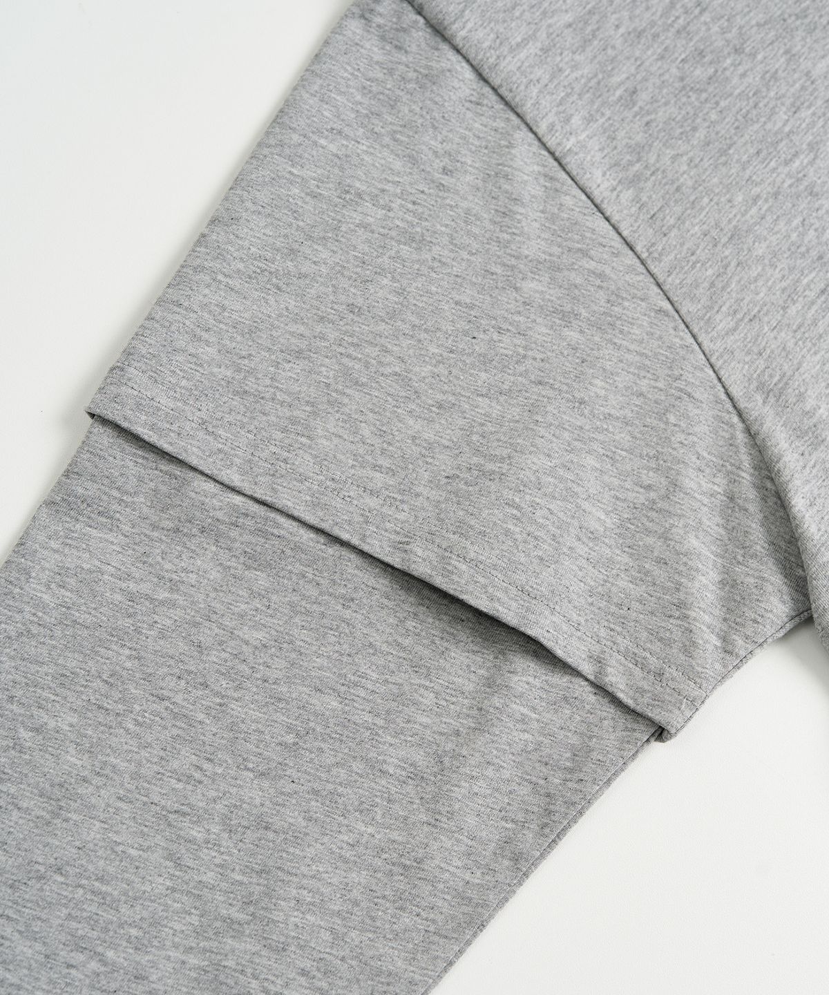 엑스컨테이너(EXCONTAINER) 유넥 레이어드 롱 슬리브 (MELANGE GREY)