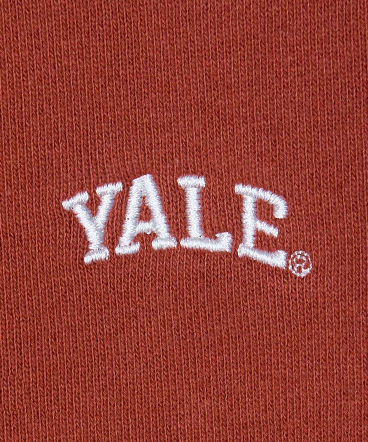 예일(YALE) 스몰아치 후드집업_코랄