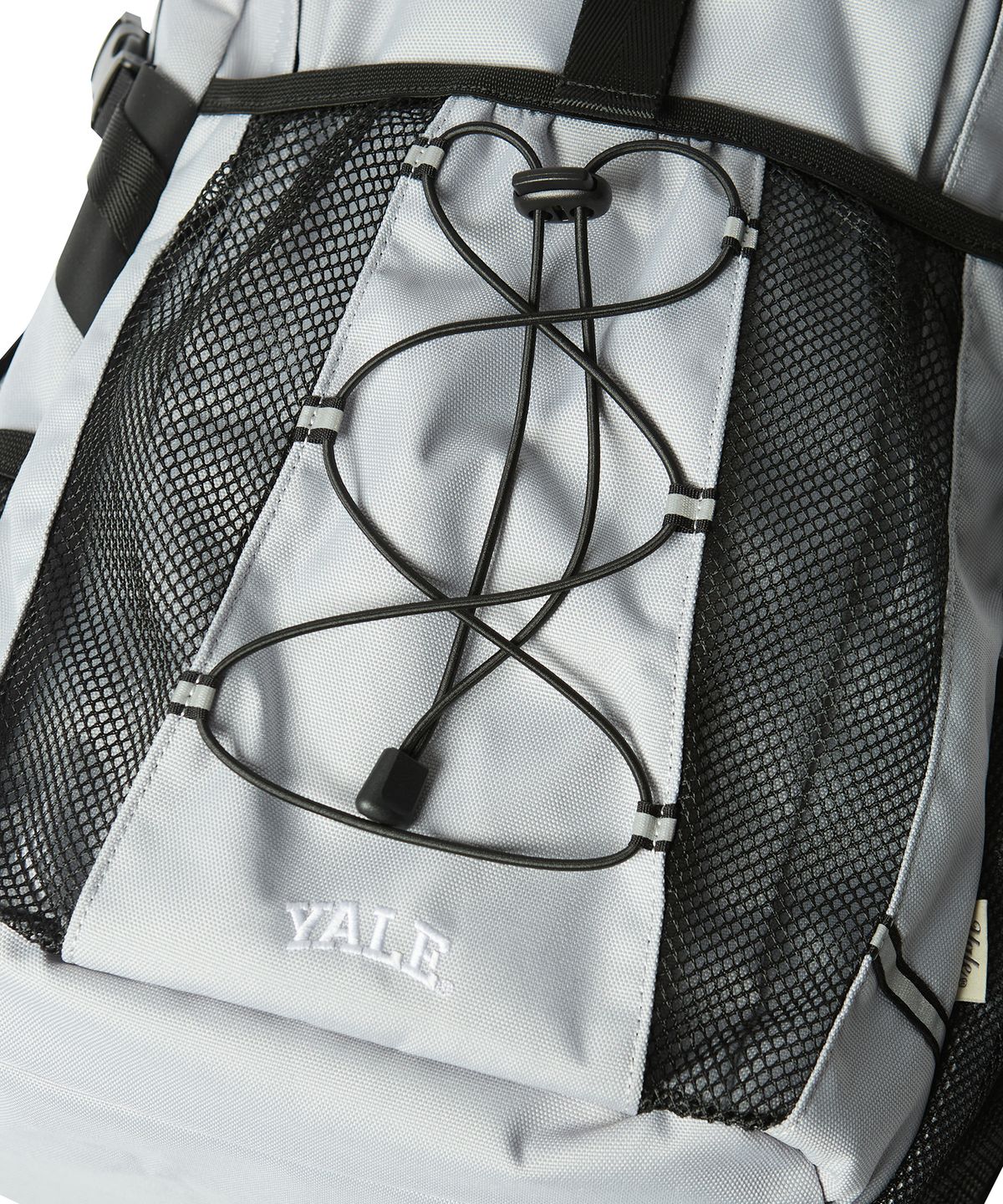 예일(YALE) 메쉬 포켓 버클 백팩_그레이