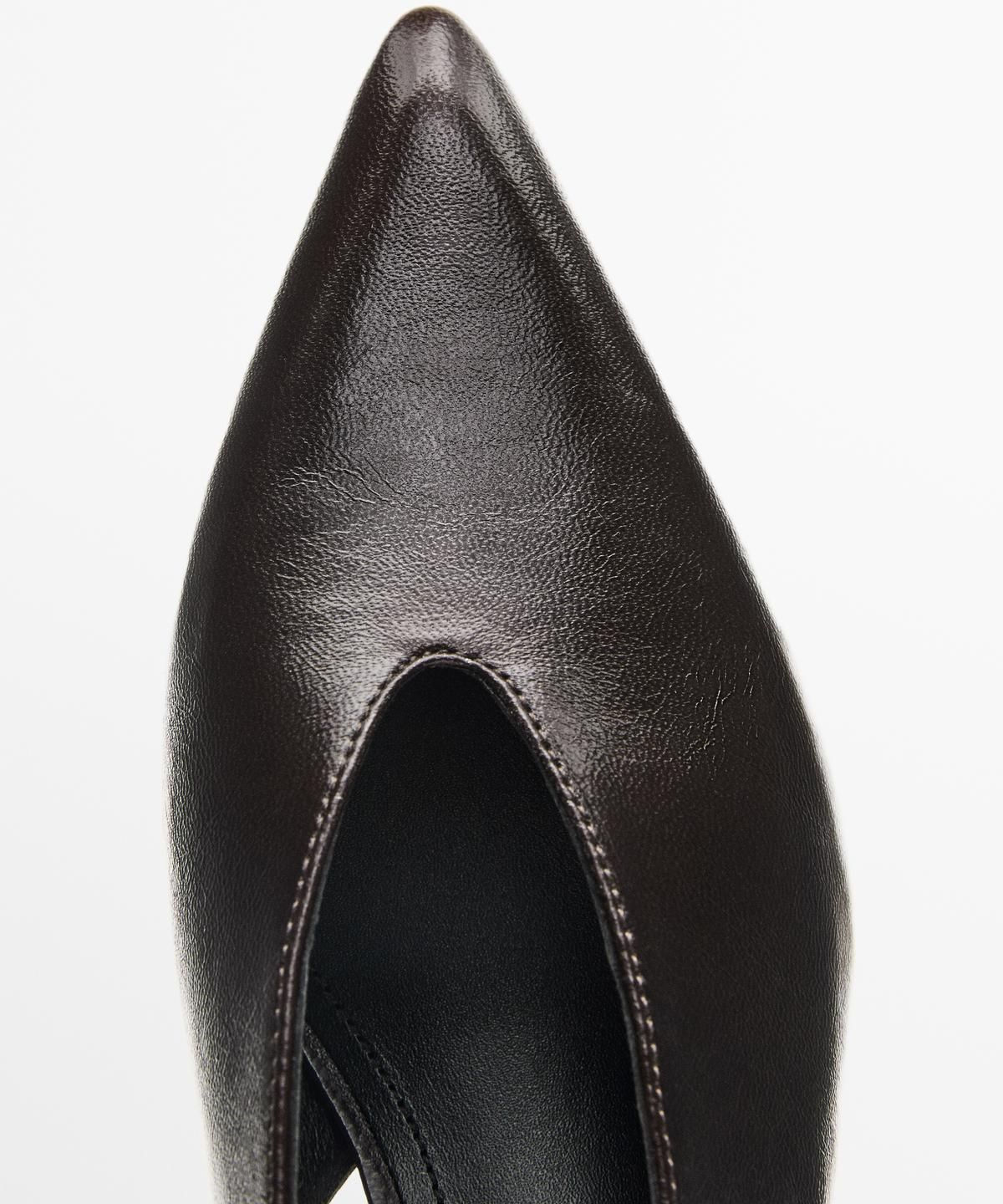 마시모두띠(MASSIMO DUTTI) 레더 슬링백 힐