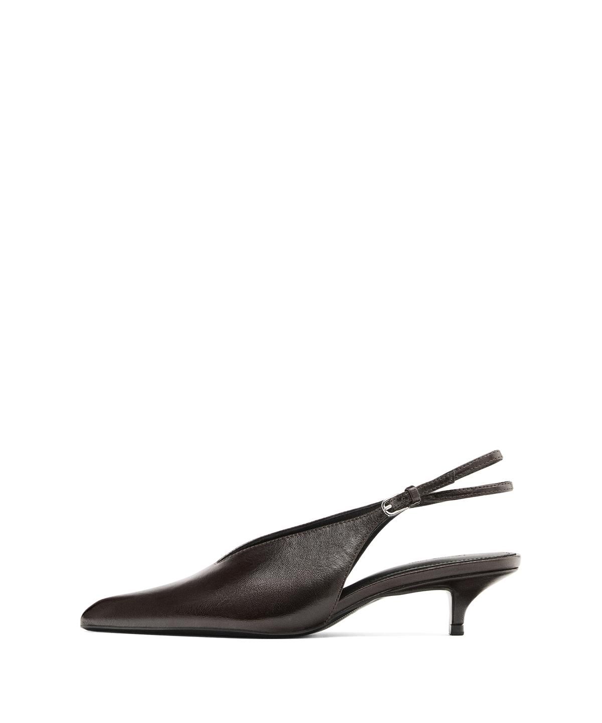 마시모두띠(MASSIMO DUTTI) 레더 슬링백 힐
