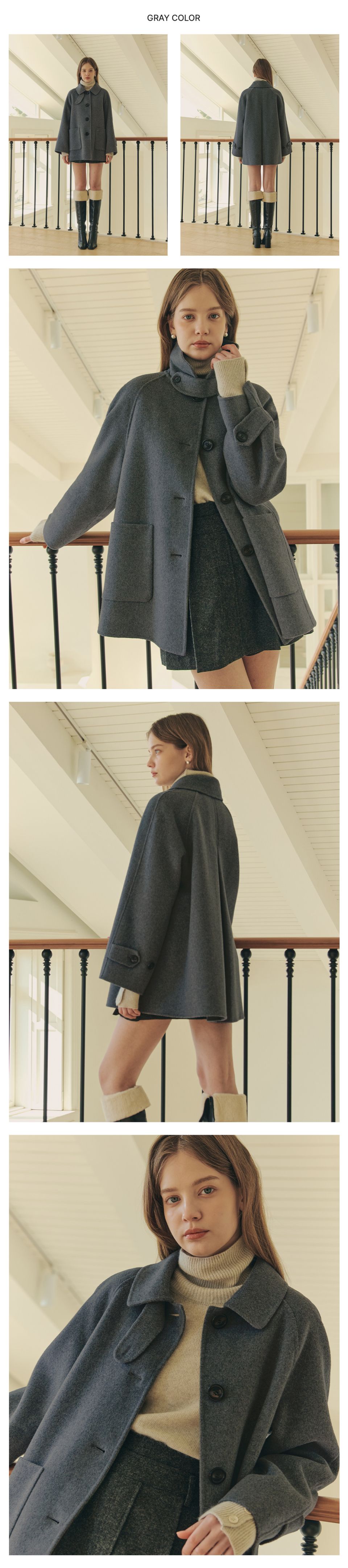 MUSINSA公式 | ZERO STREET [6カラー] ハンドメイドAラインウール