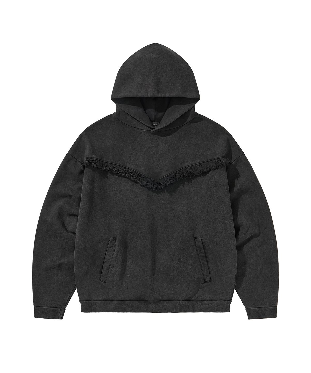리베레(LIBERE) WESTERN FRINGE HOODIE / BLACK