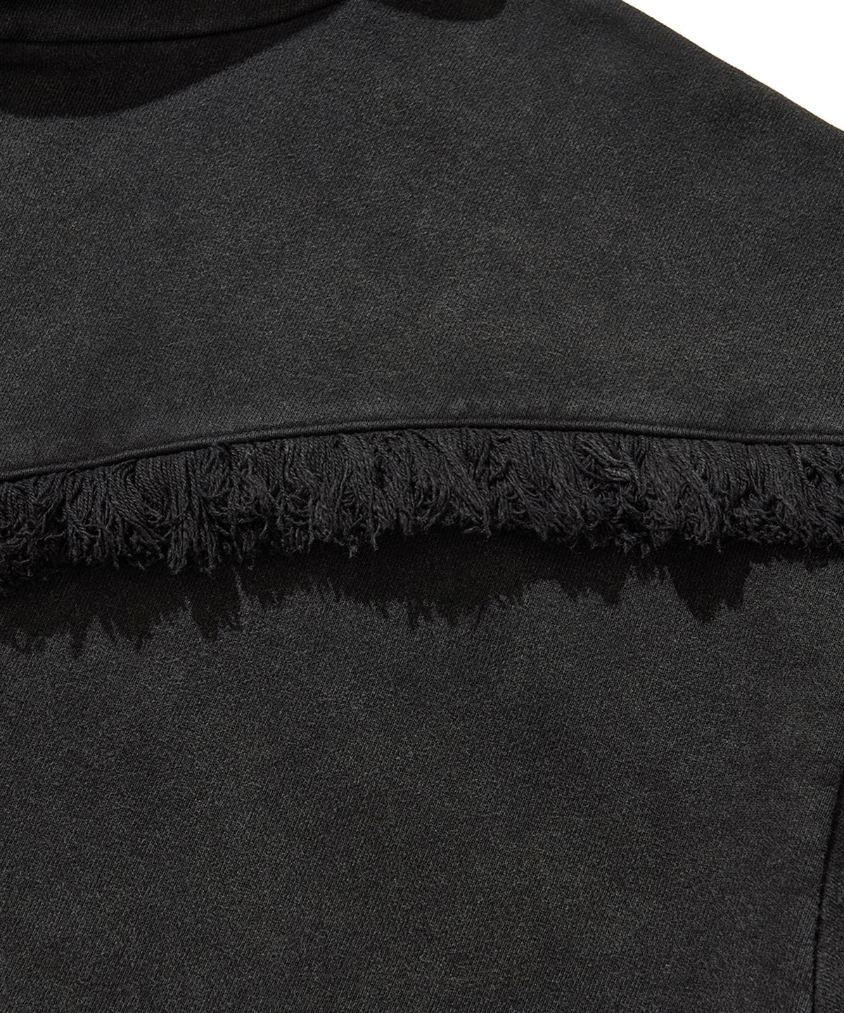 리베레(LIBERE) WESTERN FRINGE HOODIE / BLACK