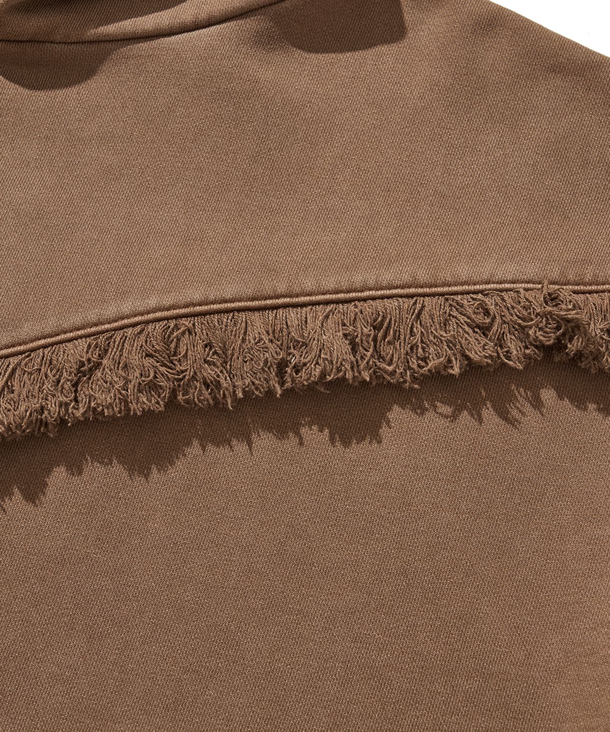 리베레(LIBERE) WESTERN FRINGE HOODIE / LIGHTS BROWN