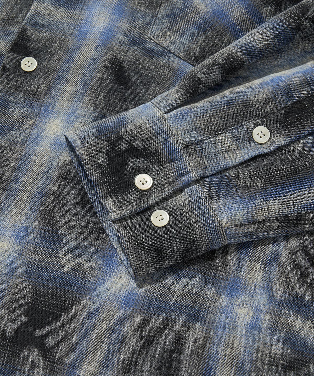 리베레(LIBERE) WESTERN OMBRE SHIRTS / NAVY