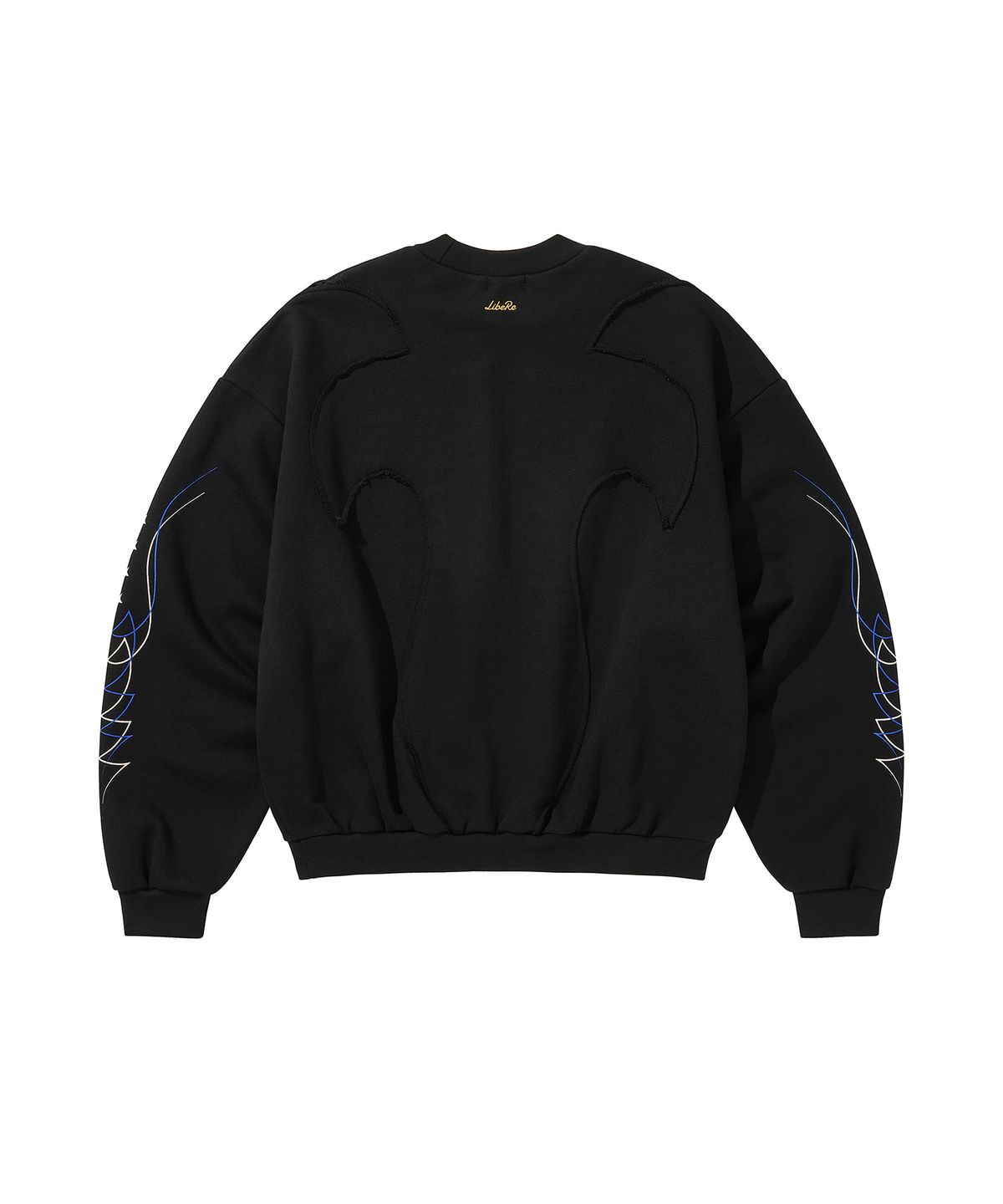 리베레(LIBERE) WESTERN FLAME CREWNECK SWEAT / BLACK