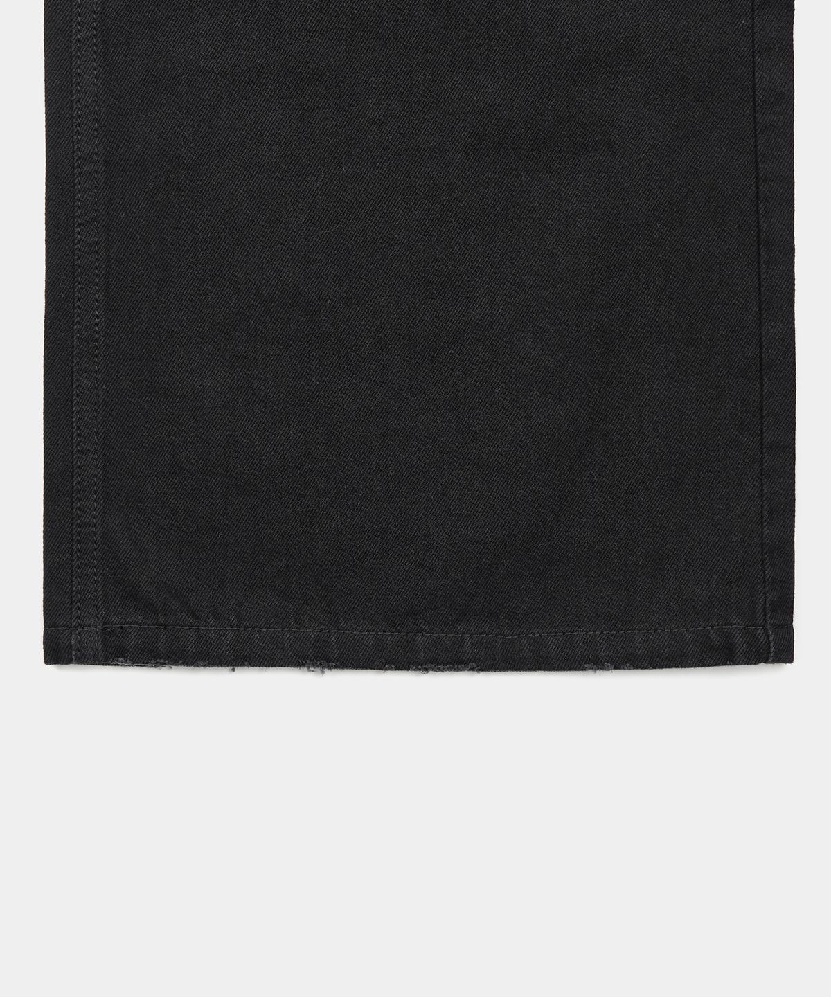 엑스컨테이너(EXCONTAINER) 그런지 포켓 플레어 데님 팬츠 (BLACK)