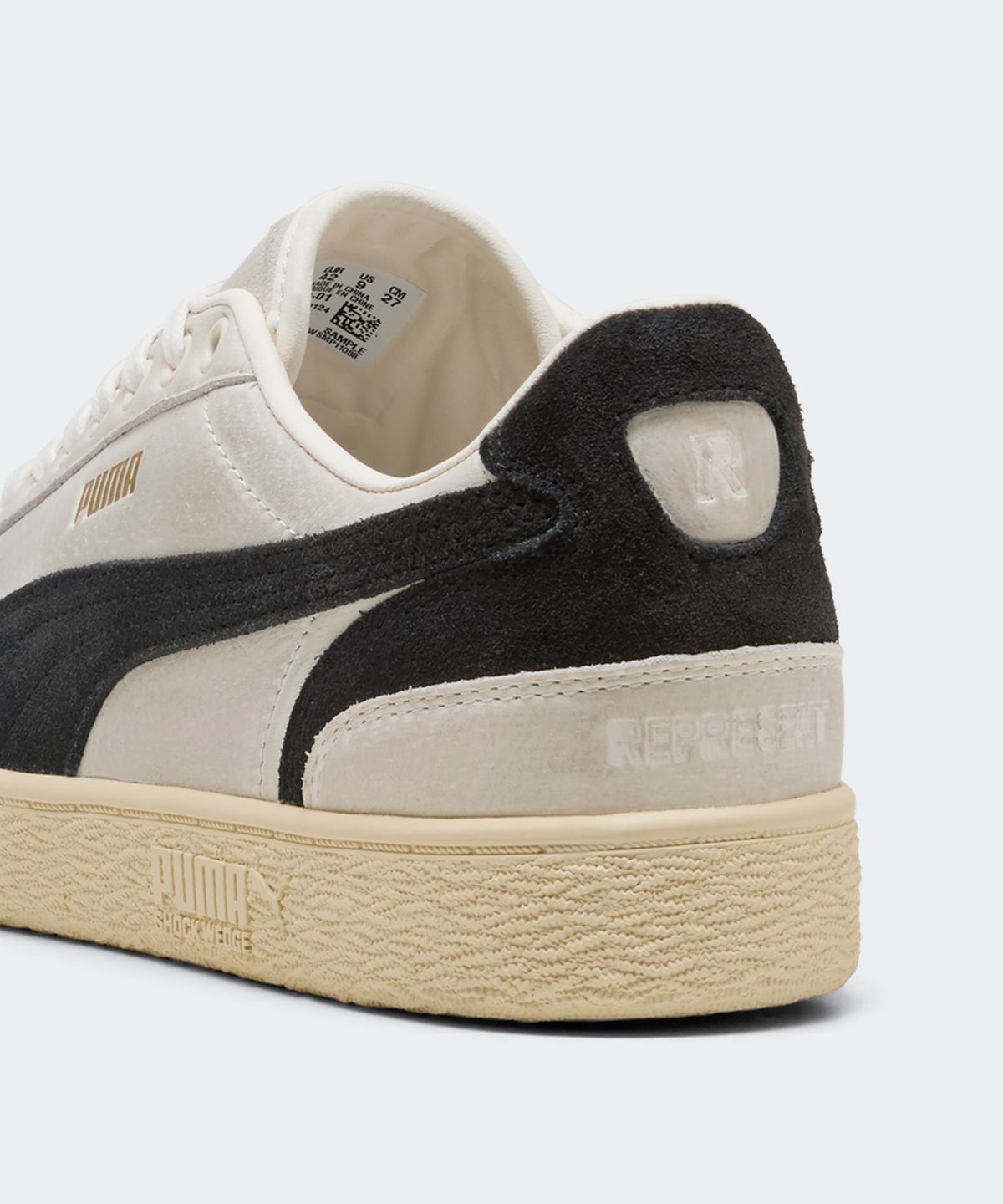 푸마(PUMA) 마제스티 리프레젠트 - 웜 화이트:블랙 / 313059-01