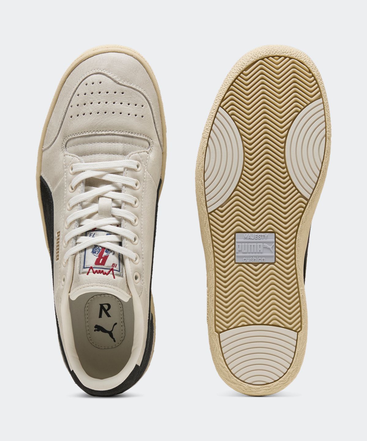 푸마(PUMA) 마제스티 리프레젠트 - 웜 화이트:블랙 / 313059-01